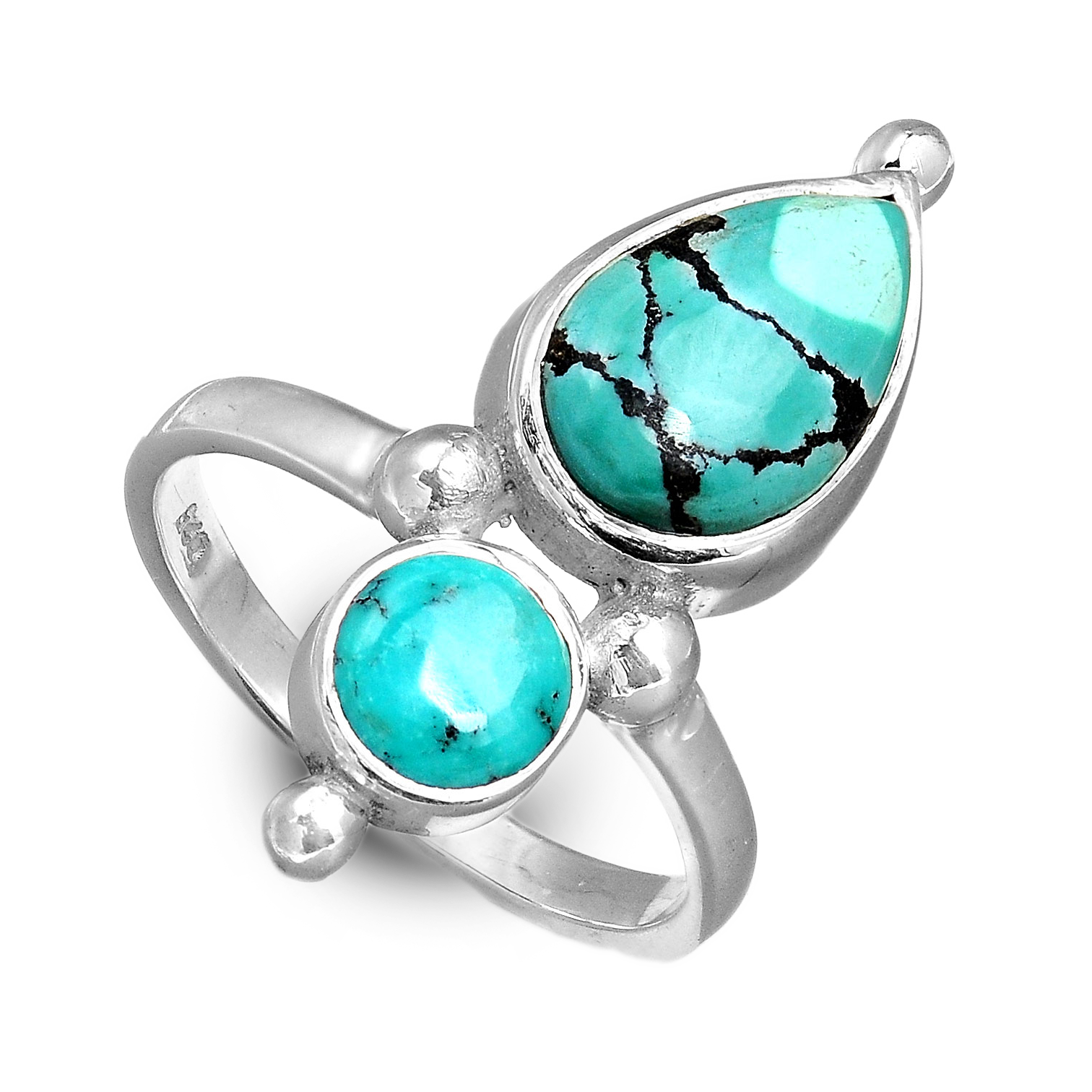 Sterling Silver Authentic Turquoise Ring