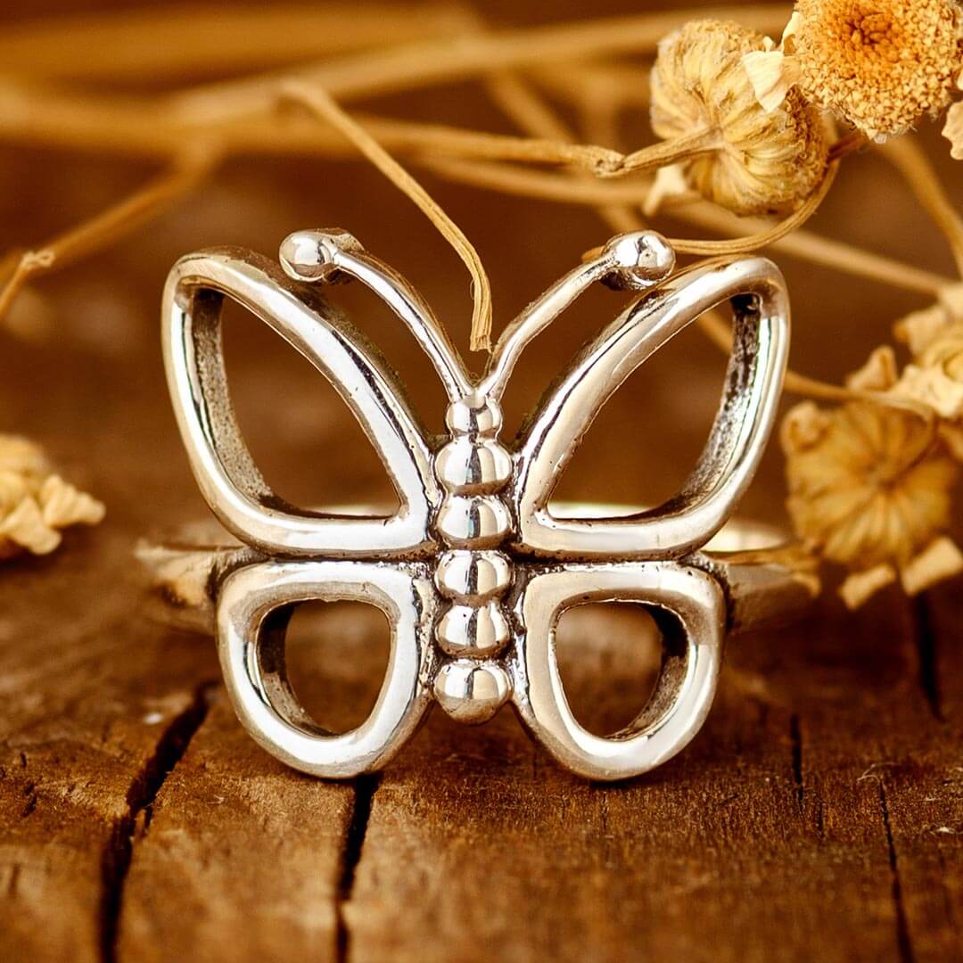 Timeless Butterfly Ring Sterling Silver