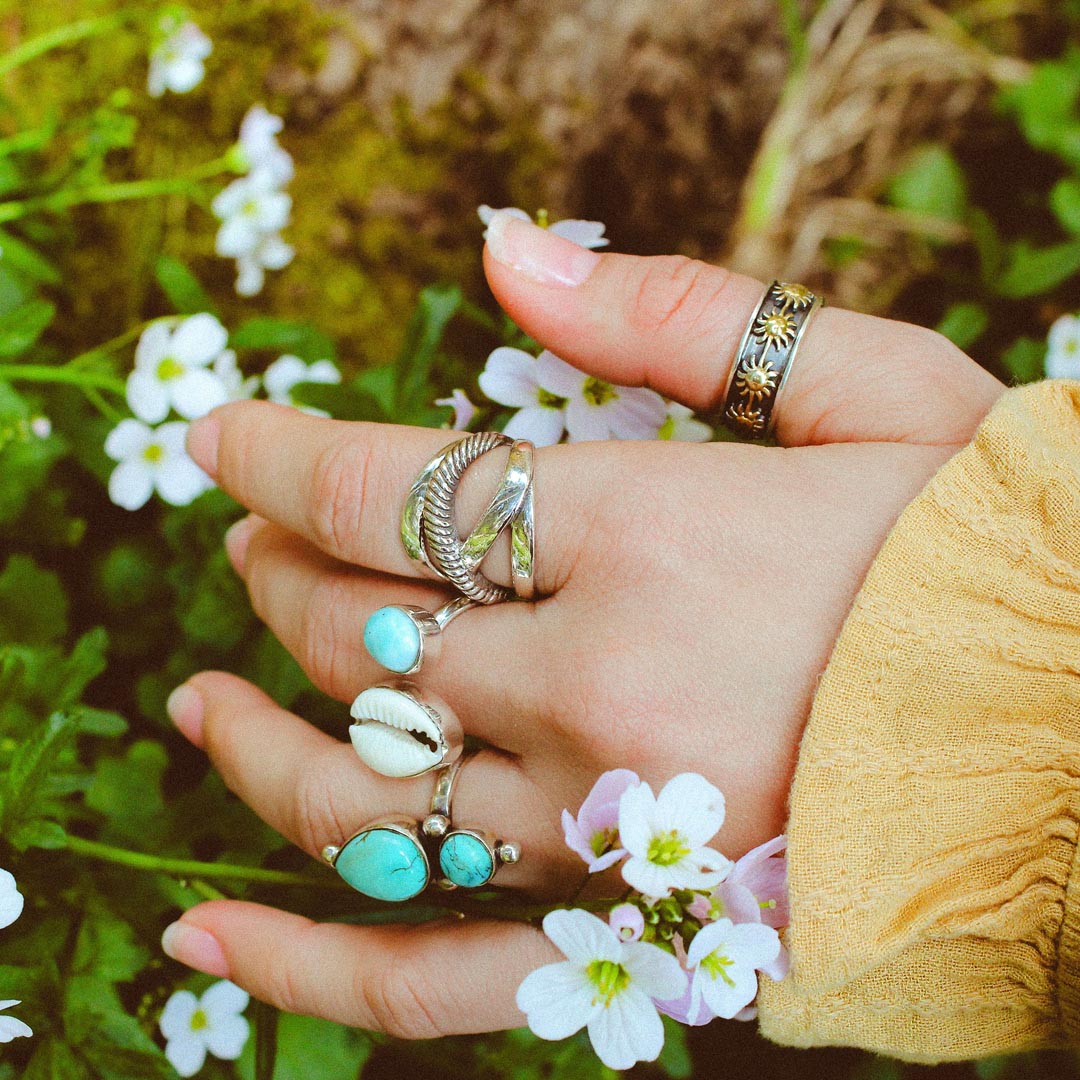 Sun Fidget Ring