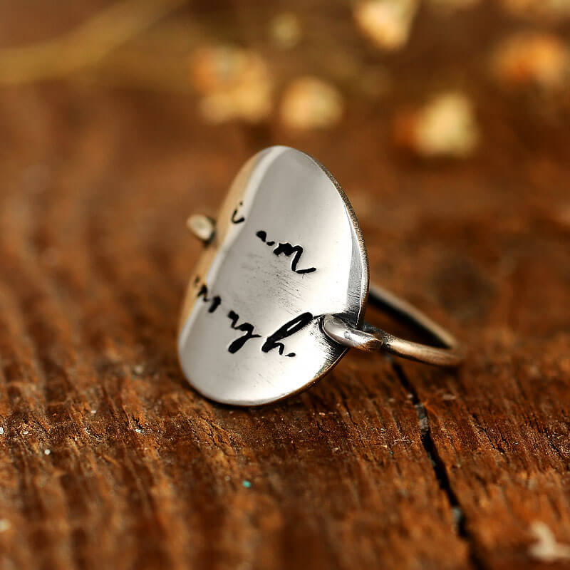 I Am Enough Ring - Sterling Silver