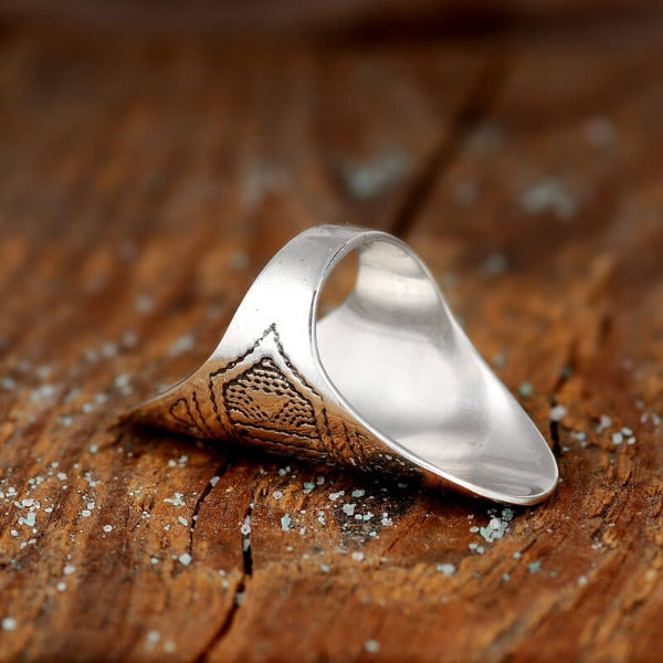 Statement Full Finger Sterling Silver Boho Ring