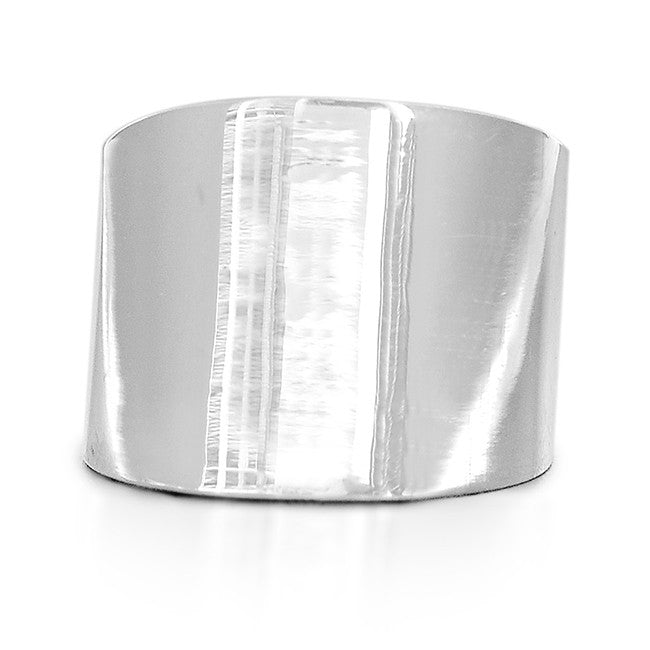 Wide Band Ring Sterling Silver